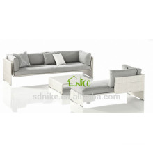 DE- (13) Sofa Set Designs und Preise Rattan Outdoor Sofa Set mit Schlafsofa